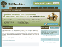 Tablet Screenshot of cpapdropship.com